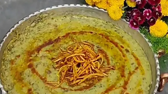 طرز تهیه اوماچو آش مخصوص کرمان که پر از خاصیته + فیلم