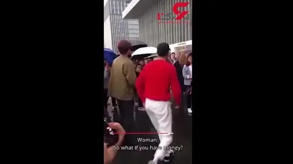 عصبانیت عجیب پسر ثروتمند با شکست در خواستگاری وسط خیابان! +فیلم 