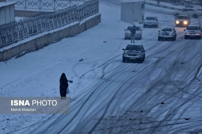 برف همدان