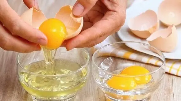 زرده تخم مرغ راه خلاص شدن از شپش موی سر 