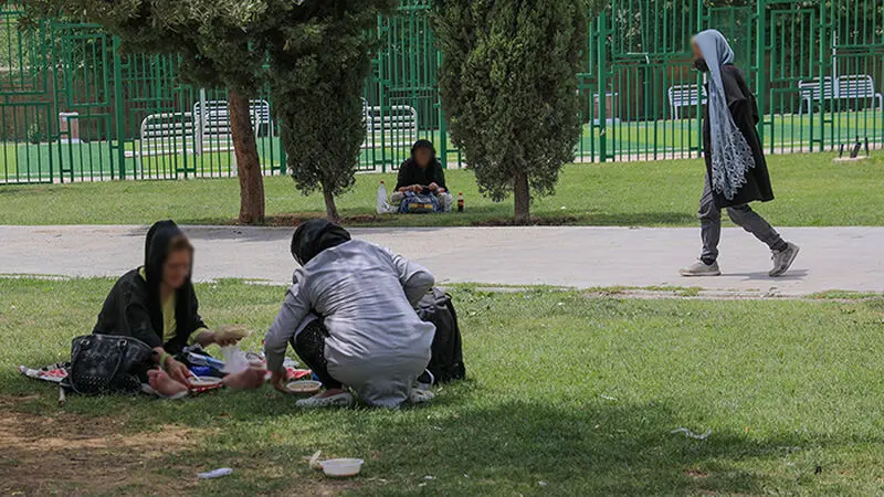 معتاد معتادان حصار شوش کارتن خواب نا امنی 