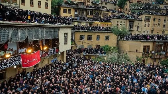 آئین علم بندان محرم در ماسوله