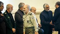 عکس؛ سفر در زمان؛ «واعظی، محسن رضایی، سرلشکر سلامی و سردار سلیمانی» در یک مراسم ختم؛ دهه 90