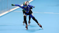 نخستین مدال تاریخ دختران ایران در ماده ۱۰۰ متر اسکیت قهرمانی آسیا
