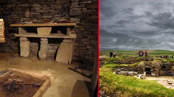 خانه هایی که زیر یک باغ مدفون است + عکس