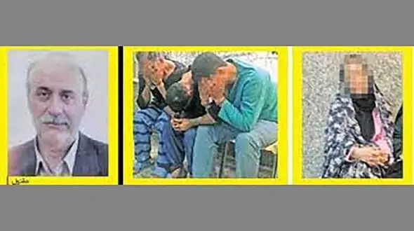 قتل دکتر محمود باستانی توسط 3 قاتل اجیر شده / عروس خانواده نقش قتل را کشیده بود + عکس