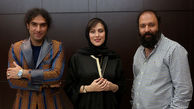 بازیگر معروف زن در پشت صحنه کنسرت رضا یزدانی +عکس