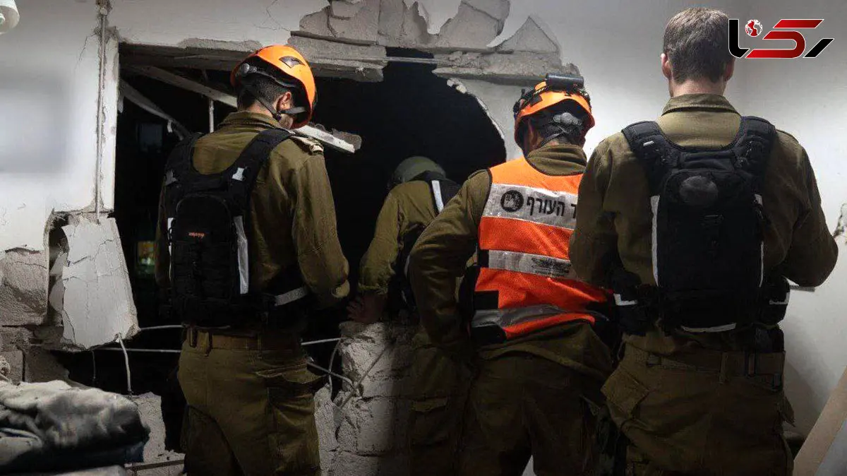 اعزام تیم ویژه ارتش اسرائیل به محل اصابت موشک ایران