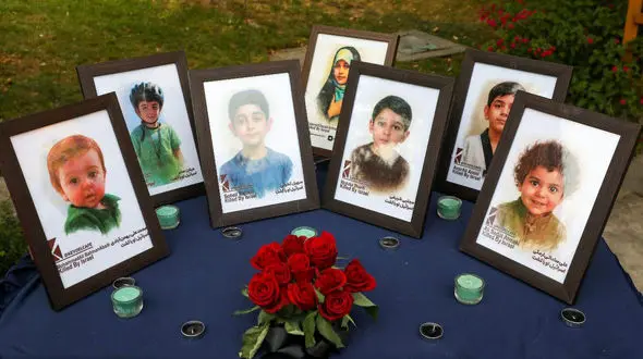 حضور پزشکیان در آیین گرامیداشت یاد شهدای خردسال تجاوز رژیم صهیونیستی