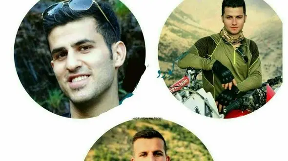 عکس دردناک 3 جوان بانه ای که به شکل غم انگیزی جان باختند