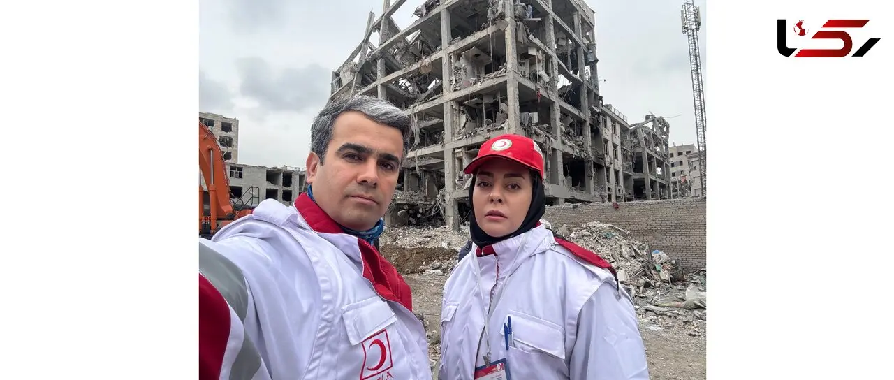 بیرون کشیدن جسد نوزاد ۲۰ روزه از زیر آوار تا نجات سرباز / ۲۶ روز امداد بی‌وقفه تازه و عروس داماد هلال احمری در قلب جنگ 