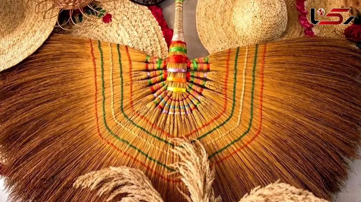 نگاه تصویری به هنر جاروبافی سنتی در مازندران