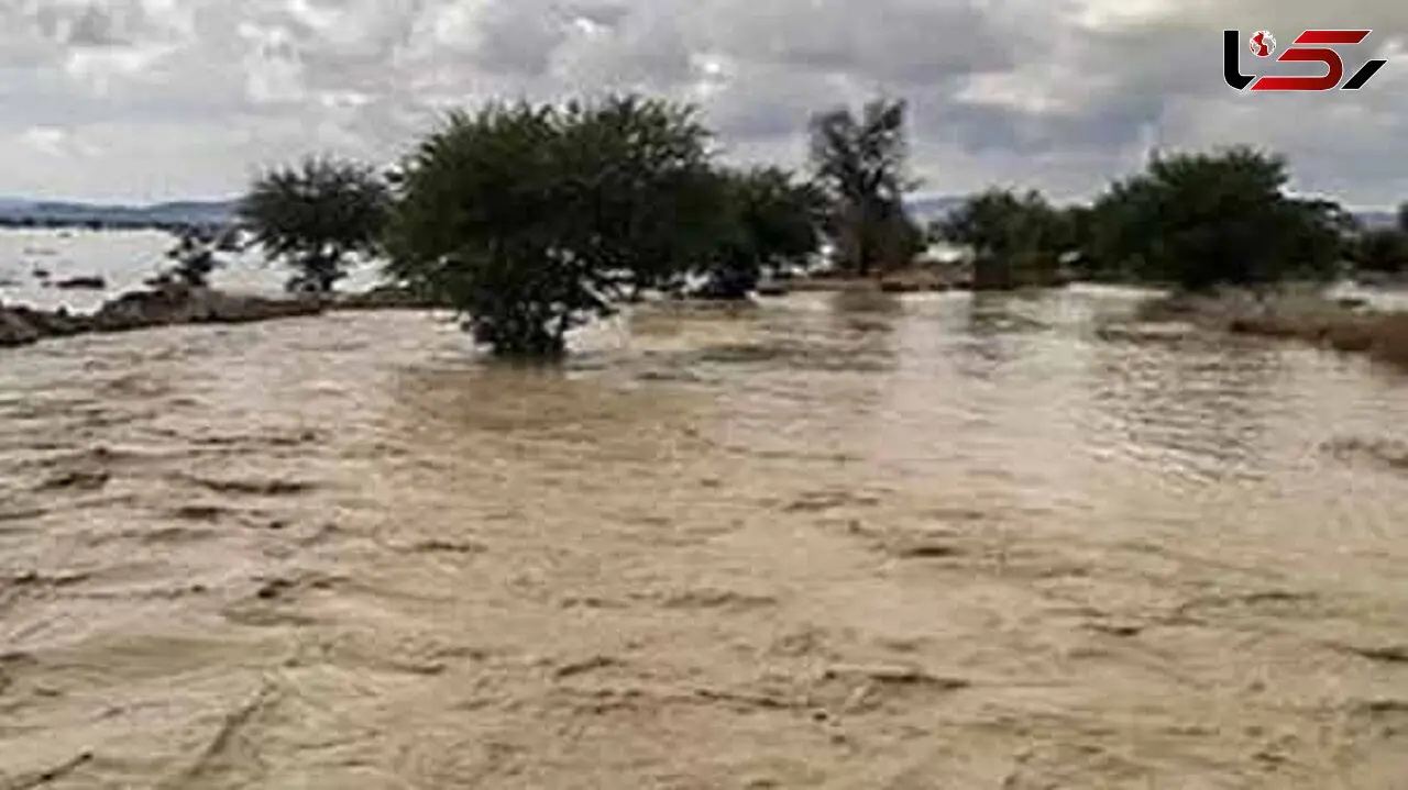 فیلم سیل وحشتناک در جیرفت / قطع برق ۱۳ روستا، سقوط ۲۸ تیر فشار قوی و انسداد جاده فاریاب