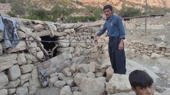 زلزله زدگان اندیکا، آواره در سرما / زلزله  400 خانه روستایی را صد در صد تخریب کرده/ نیاز فوری به 500 کانکس