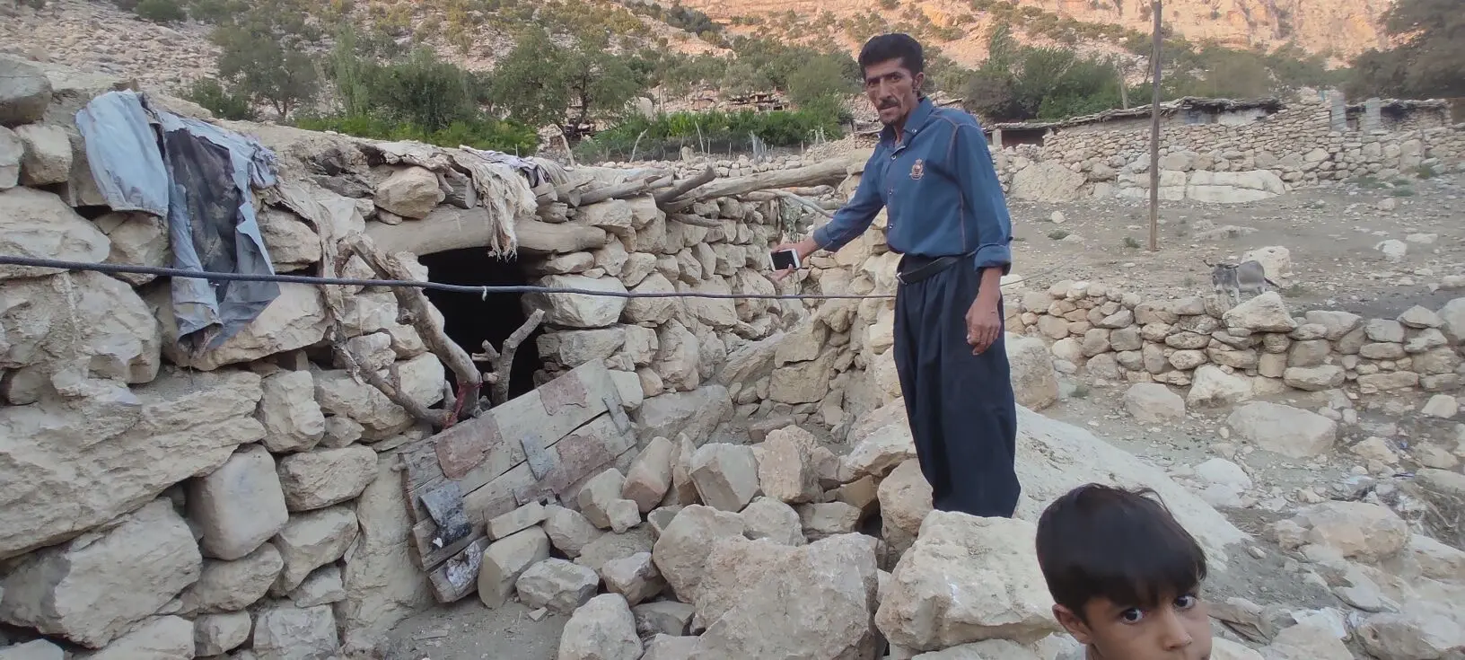 زلزله زدگان اندیکا، آواره در سرما / زلزله  400 خانه روستایی را صد در صد تخریب کرده/ نیاز فوری به 500 کانکس