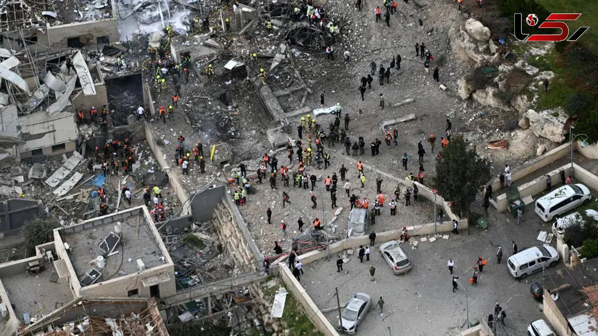 فیلم حمله موشکی ایران به بیت شمش در مرکز اسرائیل / 4 نفر کشته شدند