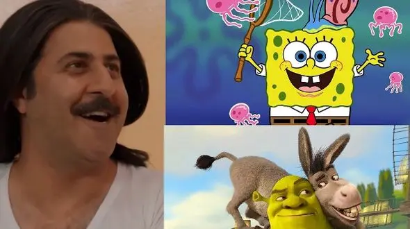 فیلم / باور می کنید رحمت سریال پایتخت دوبلور باب اسفنجی ، شرک و خیلی  کارتونای بچگیمون باشه ! / ببینید و باور کنید