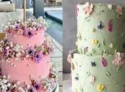 جدیدترین طرح‌ های کیک تولد دو طبقه دخترانه شیک و لاکچری