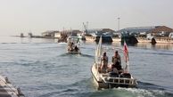 توقیف لندینگ کرافت حامل خودروهای سنگین قاچاق در آب‌های خلیج فارس