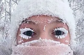 مردم سیبری در دمای منفی 71 درجه سانتیگراد چگونه حمام می کنند؟ + فیلم