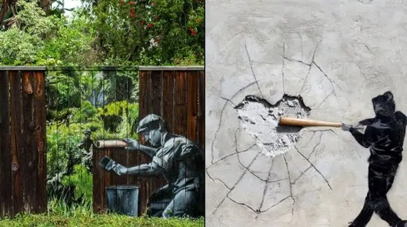 از دیوارها تا نمایشگاه‌ها؛ هنر خیابانی جهانی یک هنرمند آمریکایی