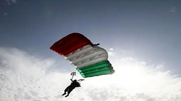 سقوط دلخراش چترباز در جواهرده رامسر