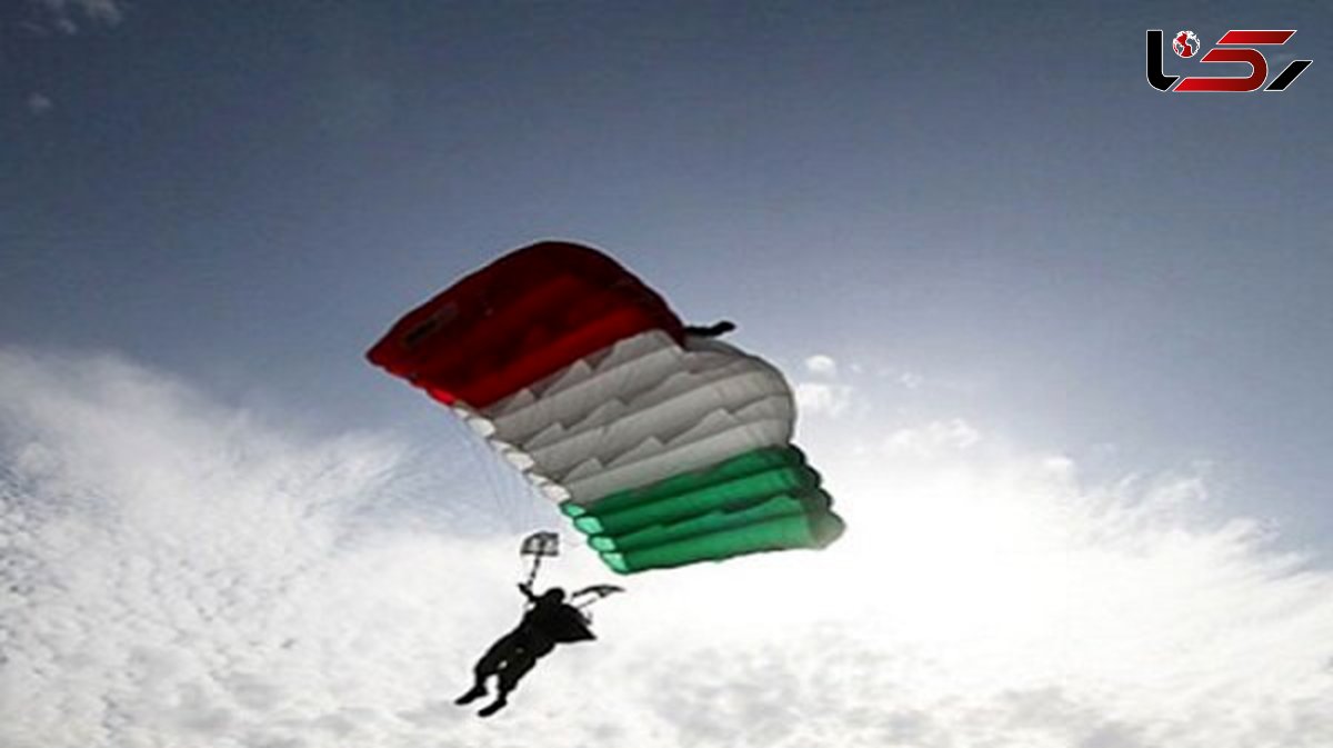  سقوط دلخراش چترباز در جواهرده رامسر 
