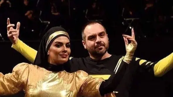 فیلم آواز  هنرمندانه /  رقص تکنو بازیگرامون چه همه هم بلده کارن ماشالا رضا کیانیان  و خانم بازیگر ....