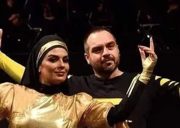 فیلم آواز  هنرمندانه /  رقص تکنو بازیگرامون چه همه هم بلده کارن ماشالا رضا کیانیان  و خانم بازیگر ....