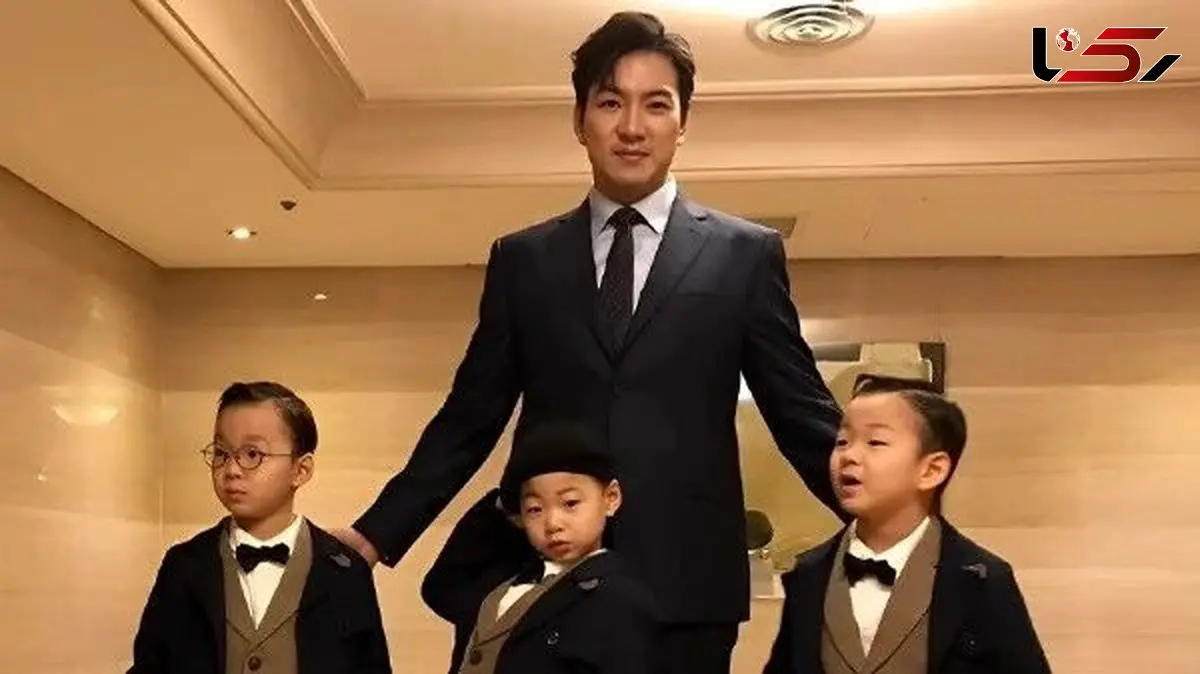 رونمایی از همسر کره‌ای جوان و 3 قلوهای بانمک جومونگ در زندگی واقعی/ چه خانواده پرجمعیتی+عکس