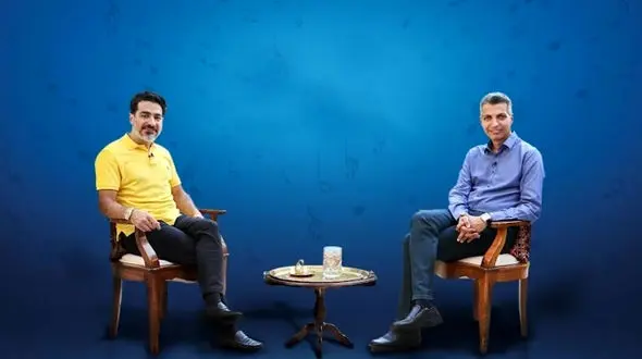 (عکس) مهمان ویژه گفت‌وگوی فردوسی‌پور و همایون شجریان