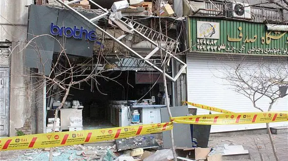 انفجار گاز شهری در فروشگاه چرخ خیاطی حادثه آفرید 