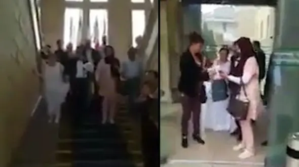  ازدواج عجیب پسر جوان با یک پیرزن + فیلم مراسم عروسی