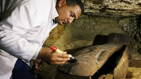 کشف قبرستان باستانی خانوادگی در مصر 