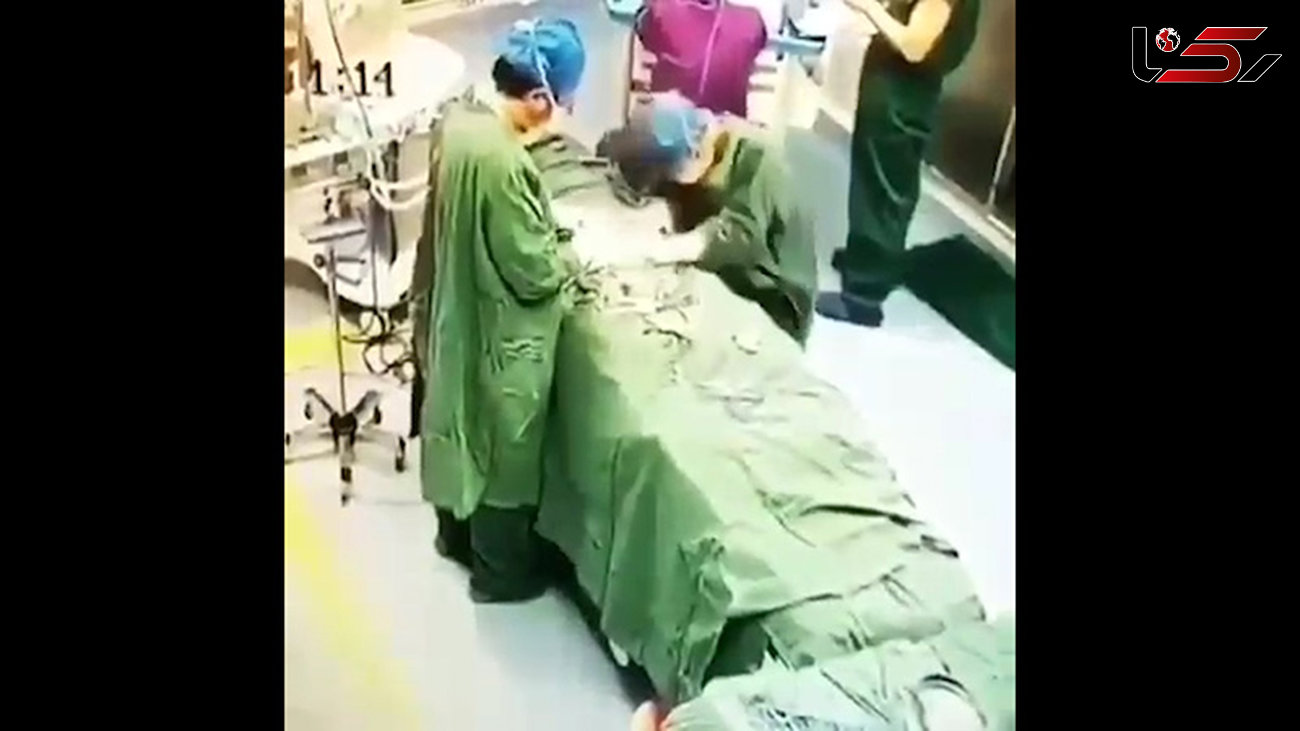 فیلم لحظه بیهوش شدن پزشک جراح بر اثر ویروس ‌کرونا