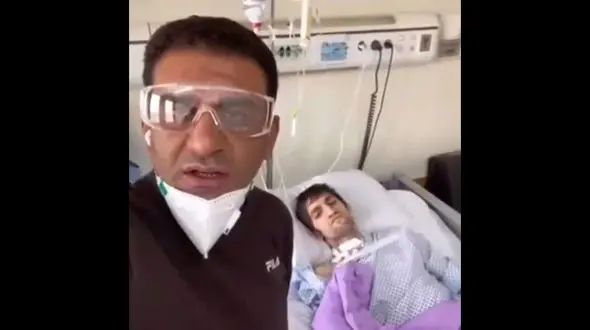 قهرمان کشتی ایران را دعا کند / مدال آور طلای جهان با مرگ دست و پنجه نرم می کند + عکس