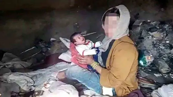 سرنوشت این مادر و نوزاد 10 روزه سبزواری اشک همه را در می آورد / زن جوان فراری است + عکس