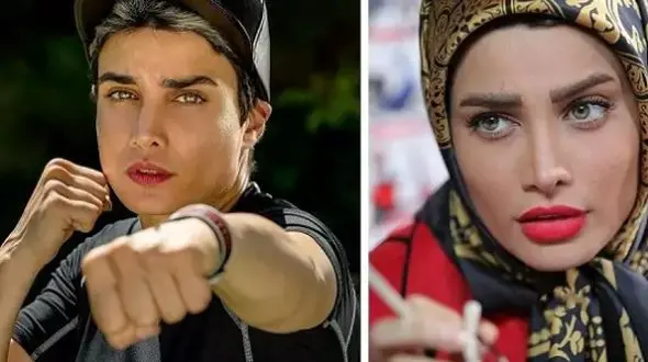 تصاویری از« تینا آخوند تبار» تنها بازیگر زنی که بوکسور حرفه ای است!