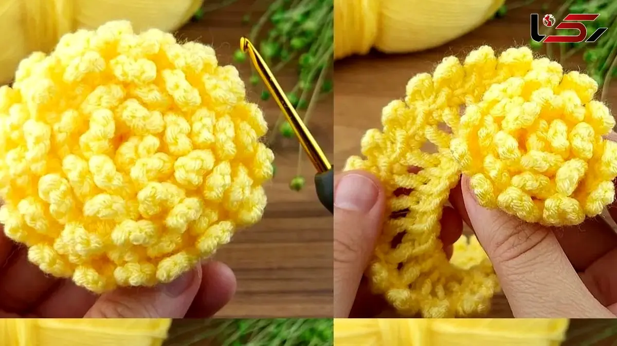 چگونه یک گل رز تونسی زیبا ببافیم؟ آموزش آسان و کاربردی