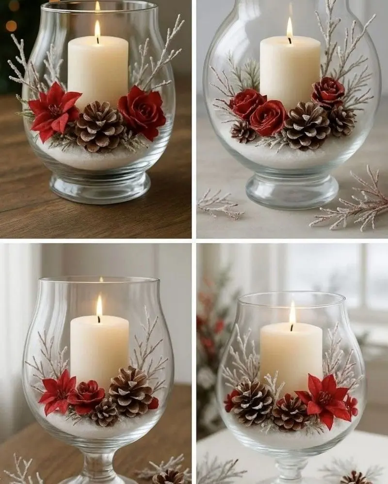 تزیین شمع شب یلدا | تزیین شمع شب یلدا برای عروس و مهمانی 1404 با ترفندهای ساده و ایده های جذابی که دل همه رو برده!