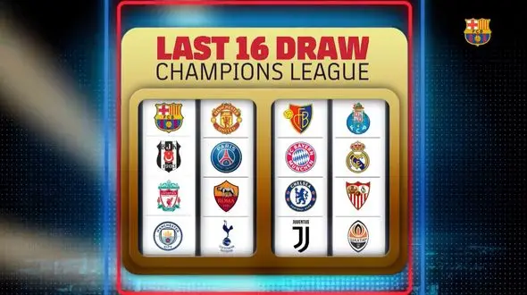 طرفداران بارسلونا و انتخاب قرعه مرحله بعد لیگ قهرمانان اروپا! + فیلم