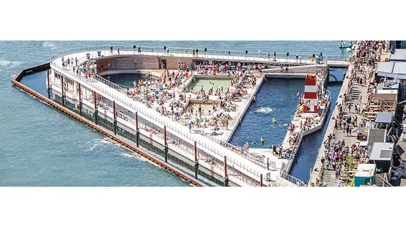 حمام 650 نفره در دانمارک +عکس