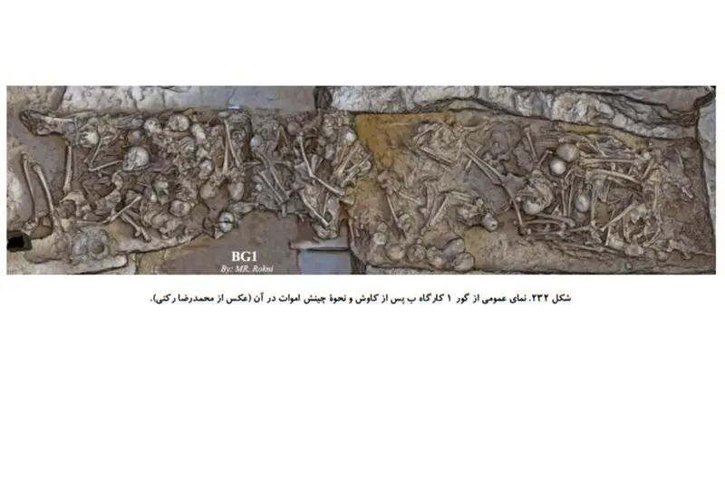 نمایی از گور