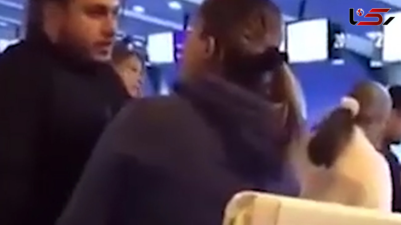زن جوان مچ شوهرش در فرودگاه گرفت / این مرد با یک زن دیگر قصد سفر به خارج را داشت + فیلم 