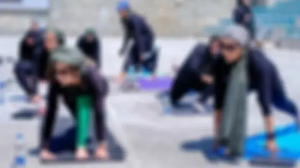 جنجال ورزش مختلط زنان و مردان در کرج / حراست وارد عمل شد + فیلم و عکس ها