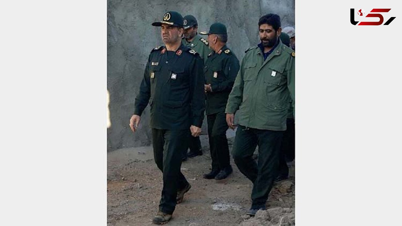 حضور یک فرمانده سپاه در مناطق زلزله زده میانه +عکس