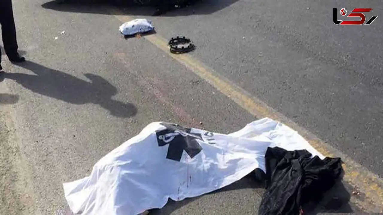 برخورد مرگبار پژو ۲۰۷ با عابر پیاده در بزرگراه علامه عسگری تهران