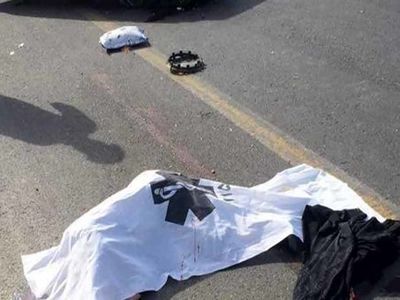 برخورد مرگبار پژو ۲۰۷ با عابر پیاده در بزرگراه علامه عسگری تهران