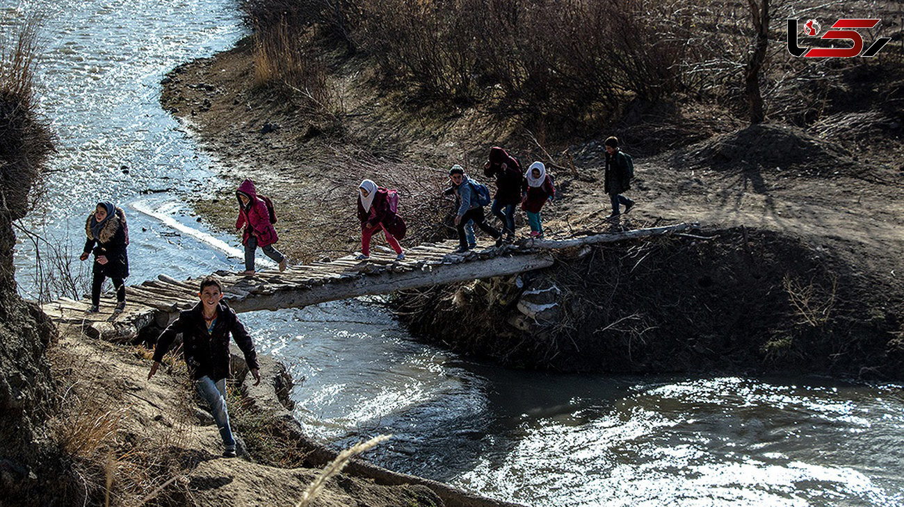 بازی با جان دانش آموزان/گزارشی از محروم ترین روستای اردبیل