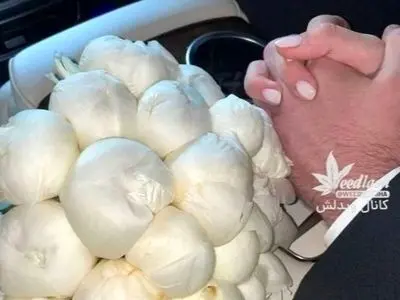 عکس/ خلاقیت خنده‌دار گلفروش محله برای تزیین دسته گل خواستگاری با پیاز و سوخاری مرغ